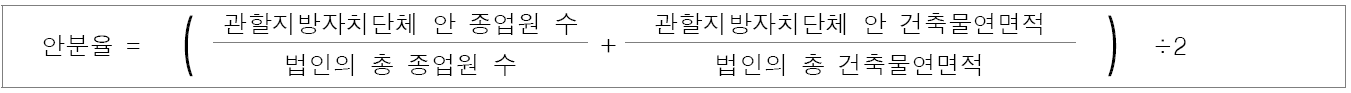 안분율  표